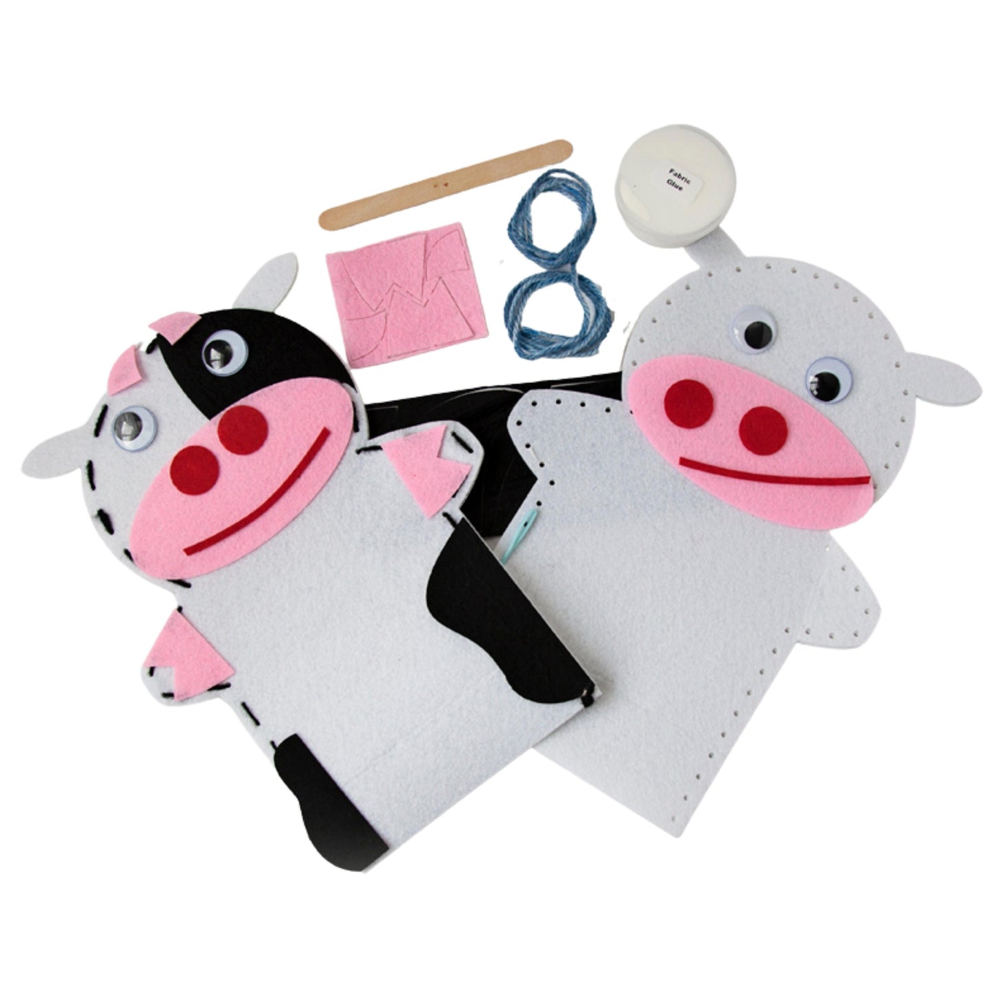 Make Your Own Cow Hand Puppet
