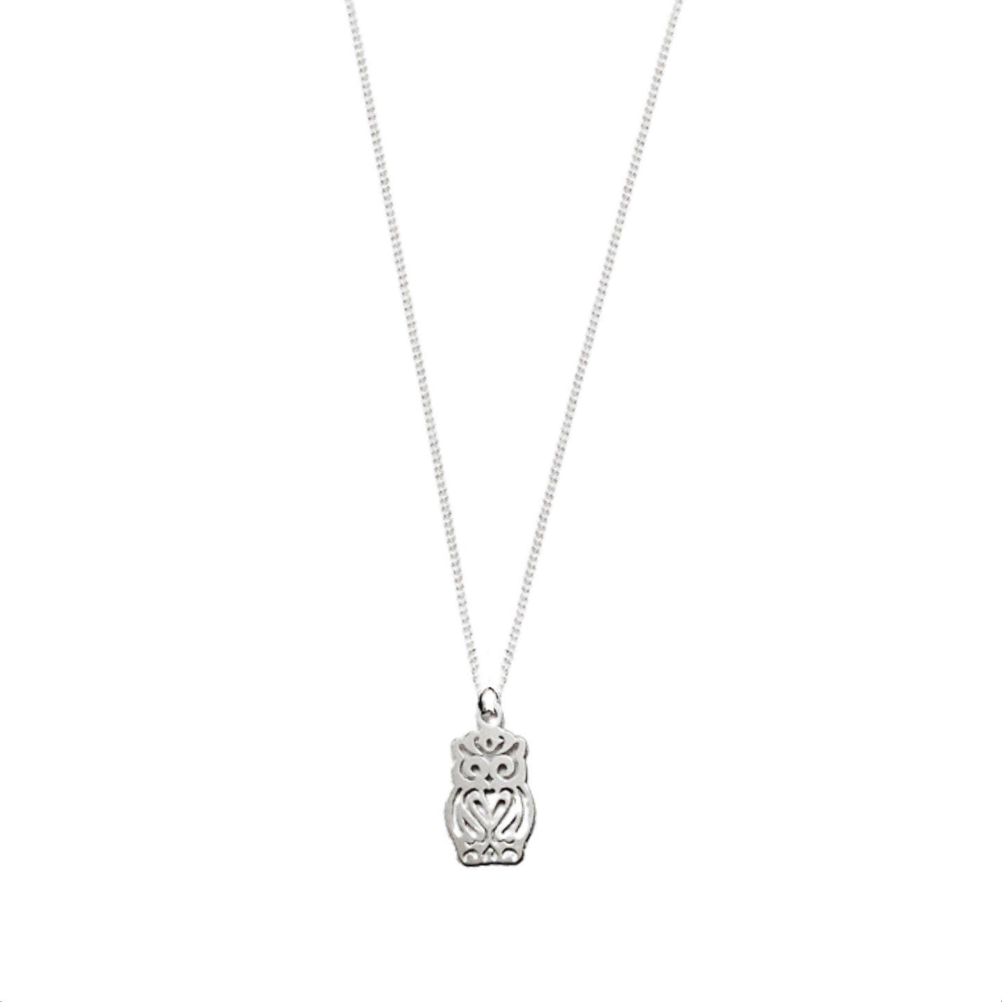 Owl Sterling Silver Necklace