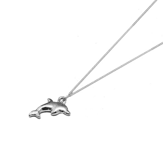 Dolphin Sterling Silver Necklace