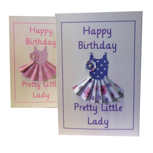'Happy Birthday Pretty Lady' - Greeting Card