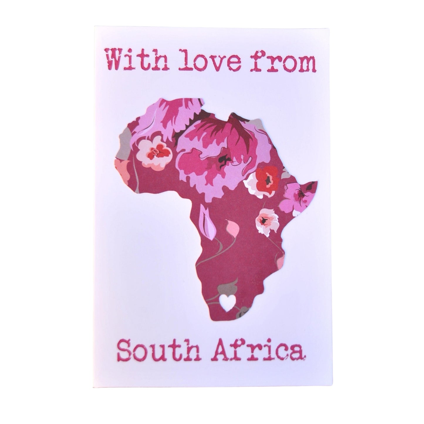 'With Love From South Africa' - Africa - Greeting Card