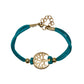 Gold Medium Tree of Life Suede Bracelet - Variety of Colours