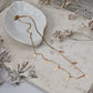 Delicate Gold Leaf Charm Necklace