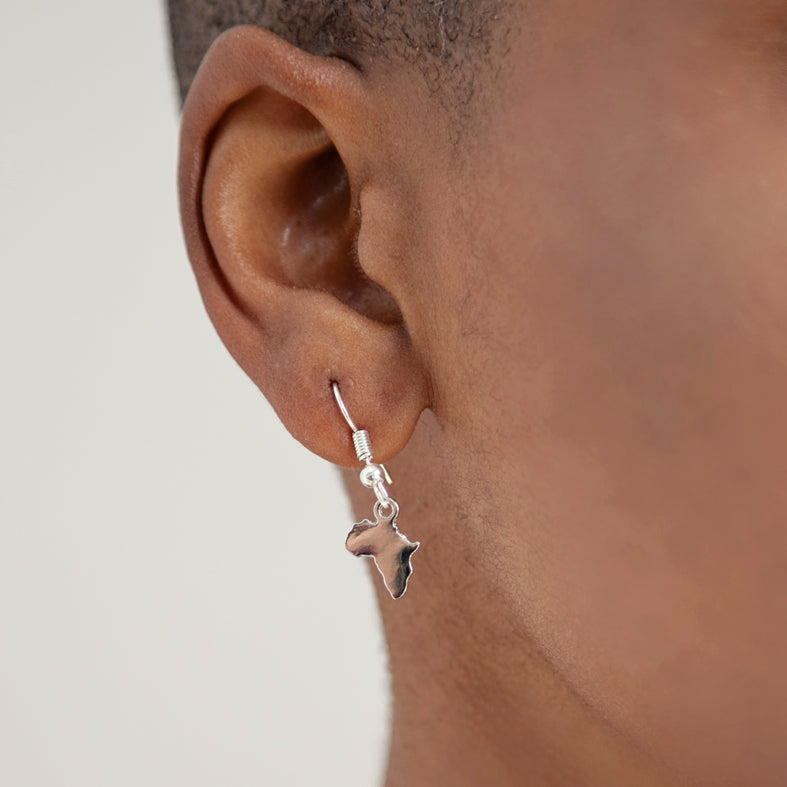 Silver Africa Earrings