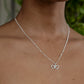 Inter-locked Hearts Sterling Silver Necklace