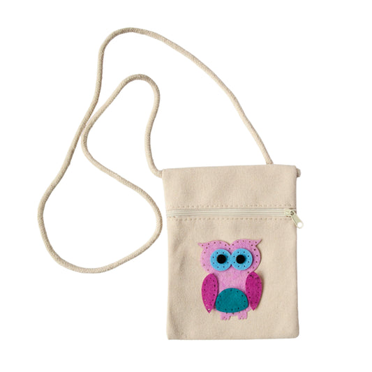 Make Your Own Canvas Sling Bag - Owl