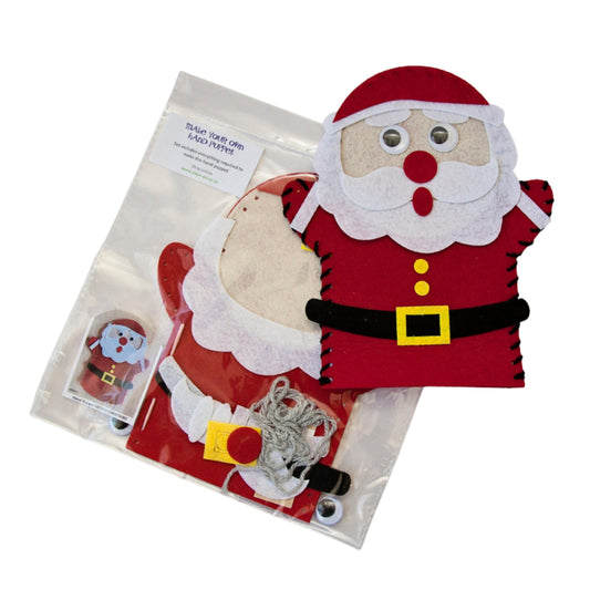 Make Your Own Father Christmas Hand Puppet