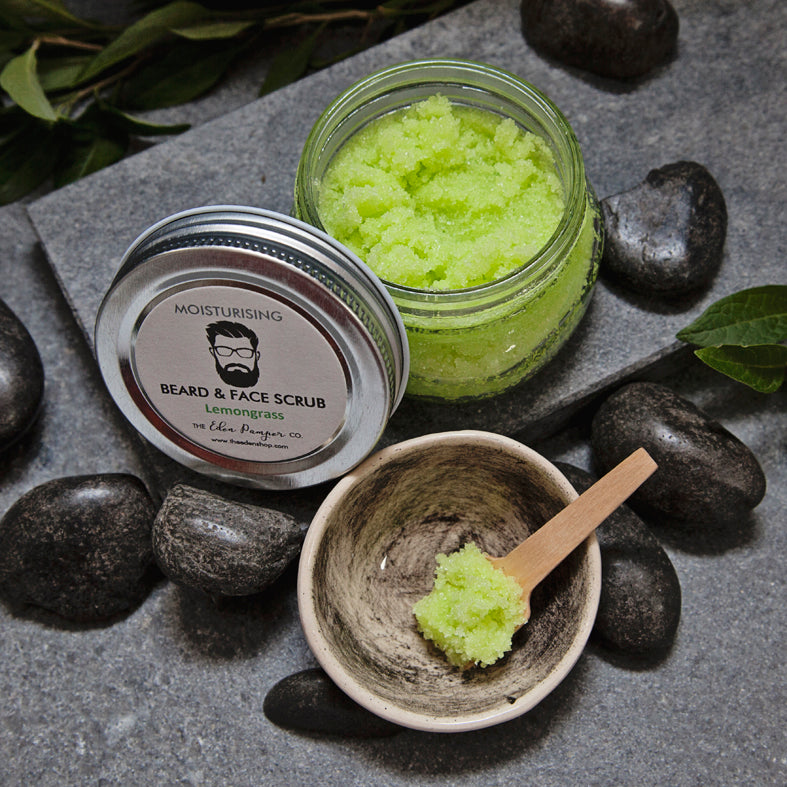 Men's Face & Beard Lemongrass Scrub