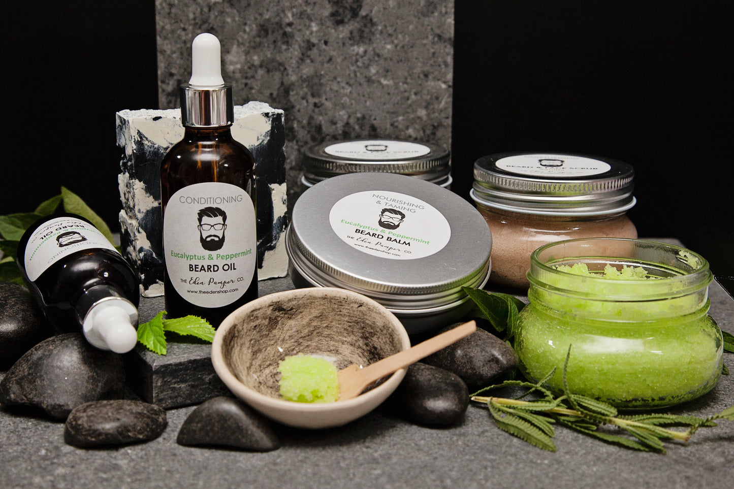 Men's Face & Beard Lemongrass Scrub