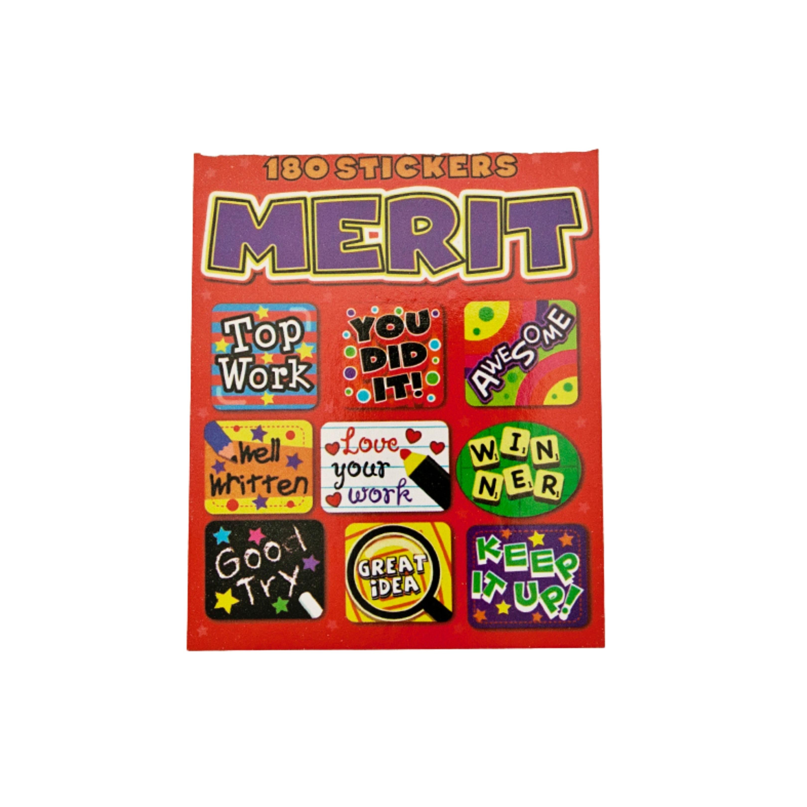 Merit Sticker Pad - 180 Stickers – The Eden Shop