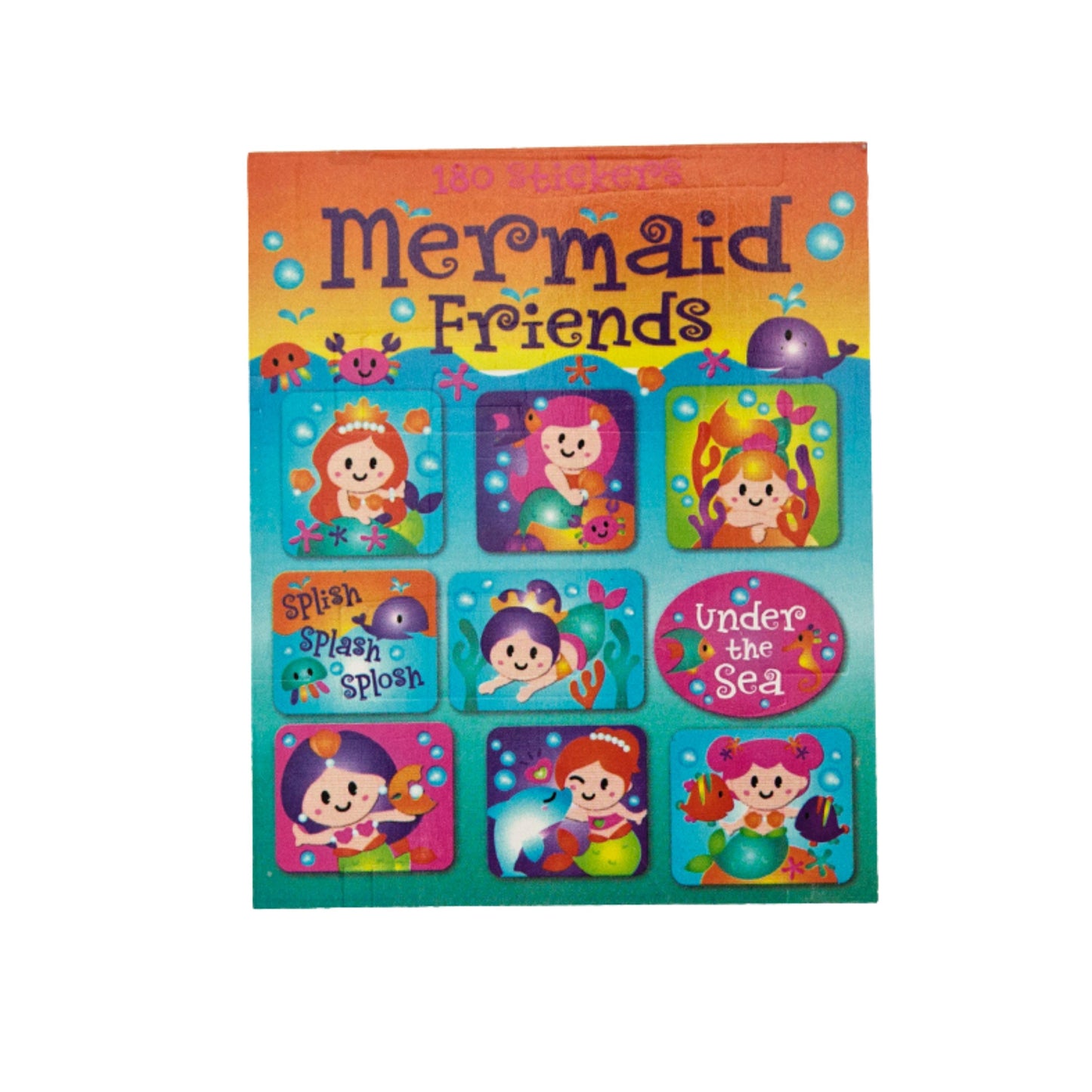 Mermaids Sticker Pad - 180 Stickers