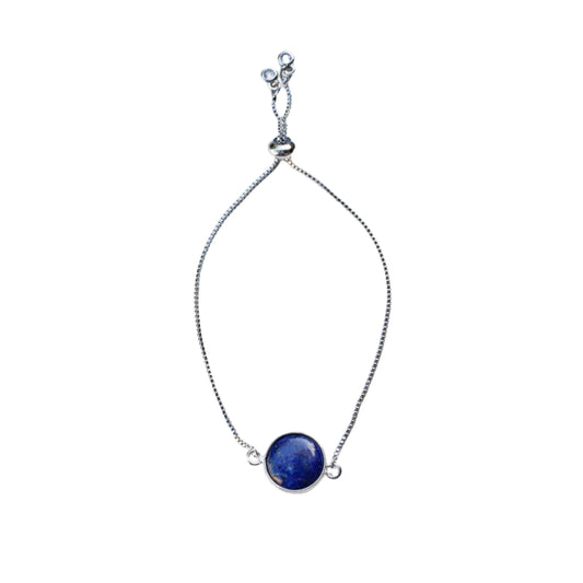 Lapis Lazuli Stone Adjustable Bracelet