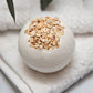 Lavender Bath Bomb Topped With Oats