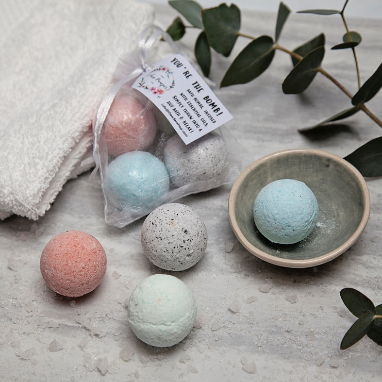 You're The Bomb! Set of 4 Small Bath Bombs