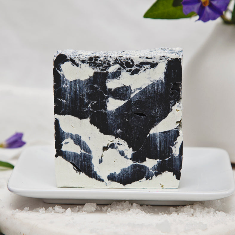 Peppermint and Eucalyptus Charcoal Infused Soap