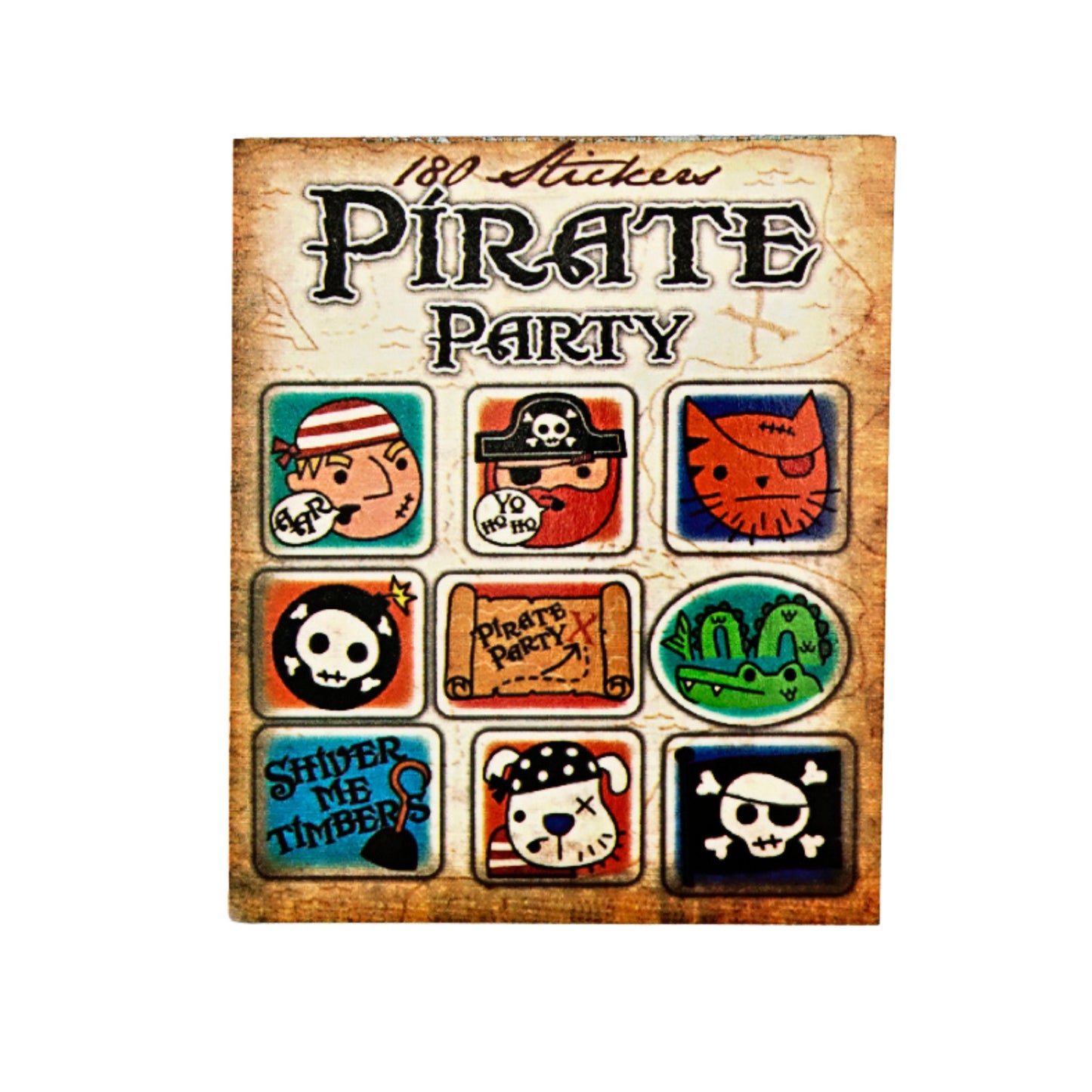 Pirate Sticker Pad - 180 Stickers