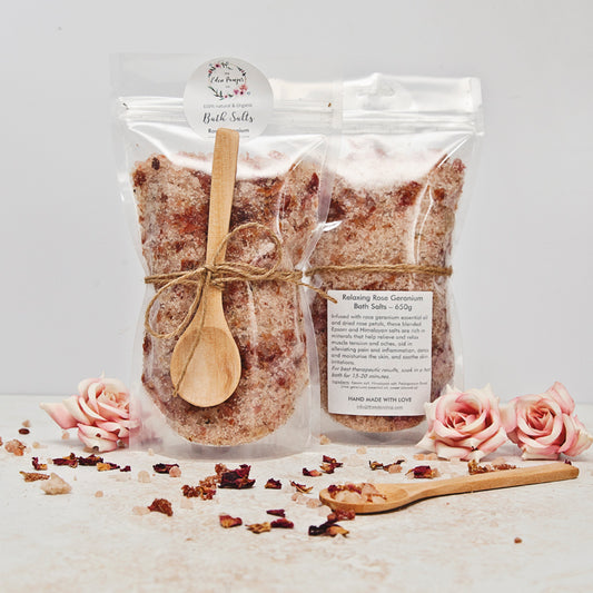 Bath Salts – Rose Geranium