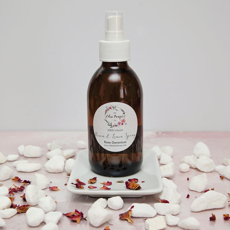 Rose Geranium Room and Linen Spray – The Eden Shop
