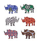 Shwe Shwe Print Rhino Magnets