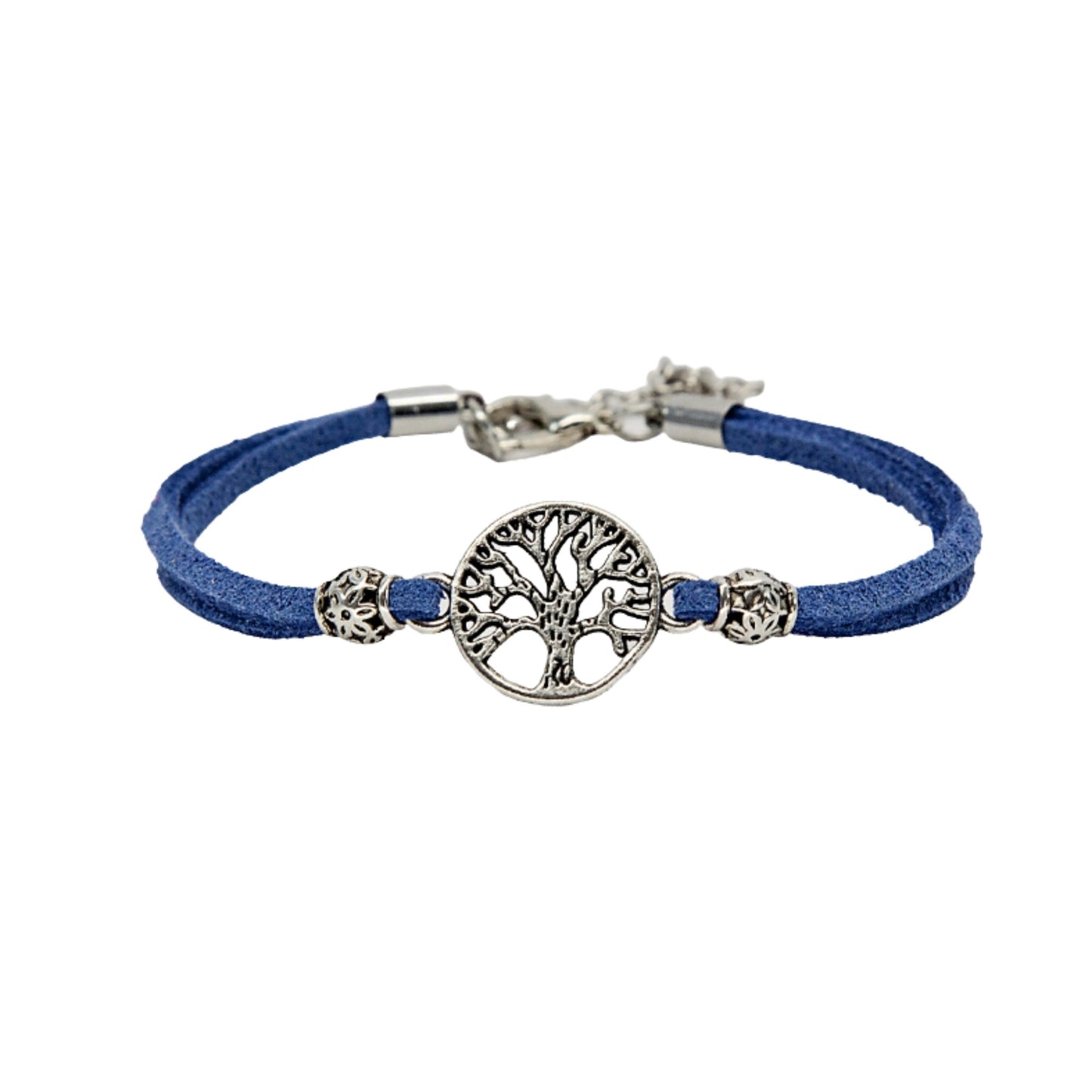 Small Tree of Life Suede Bracelet - Variety of Colours