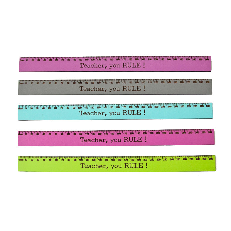 'Teacher, You RULE' - 30cm Wooden Ruler – The Eden Shop