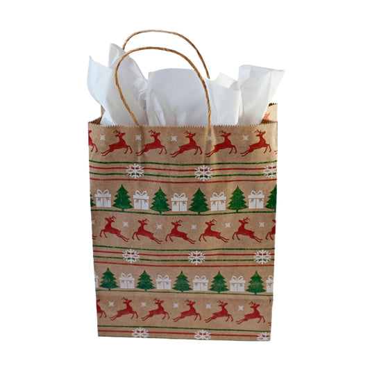 Christmas Gift Bag Medium & Tissue Paper
