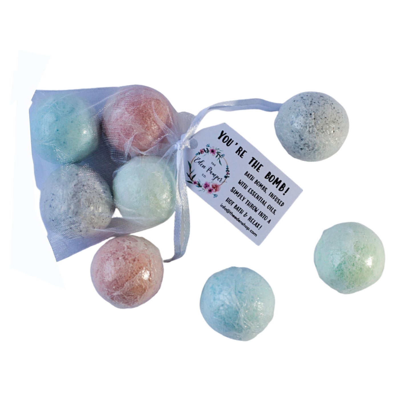 You're The Bomb! Set of 4 Small Bath Bombs