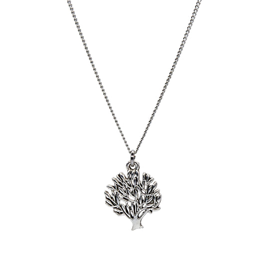 Silver Tree Necklace - Adjustable Length