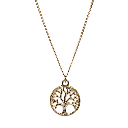 Gold Tree of Life Necklace - Adjustable Length