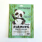 Panda Print Sheet Face Mask
