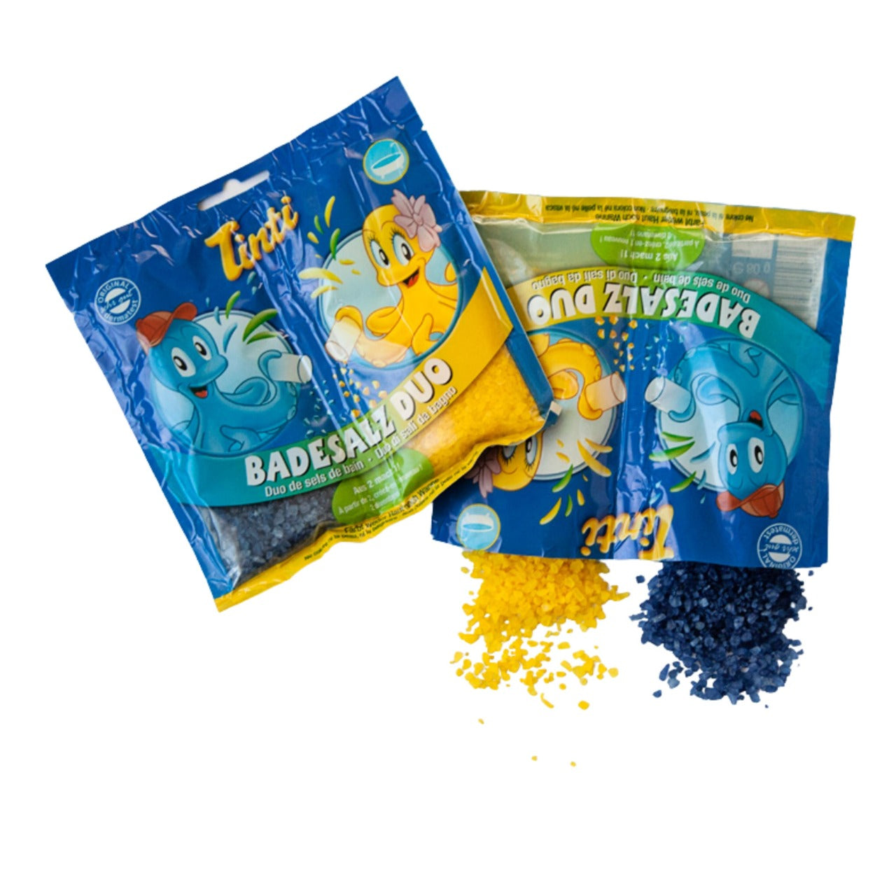 Colour Changing Bath Salts - Blue and Yellow