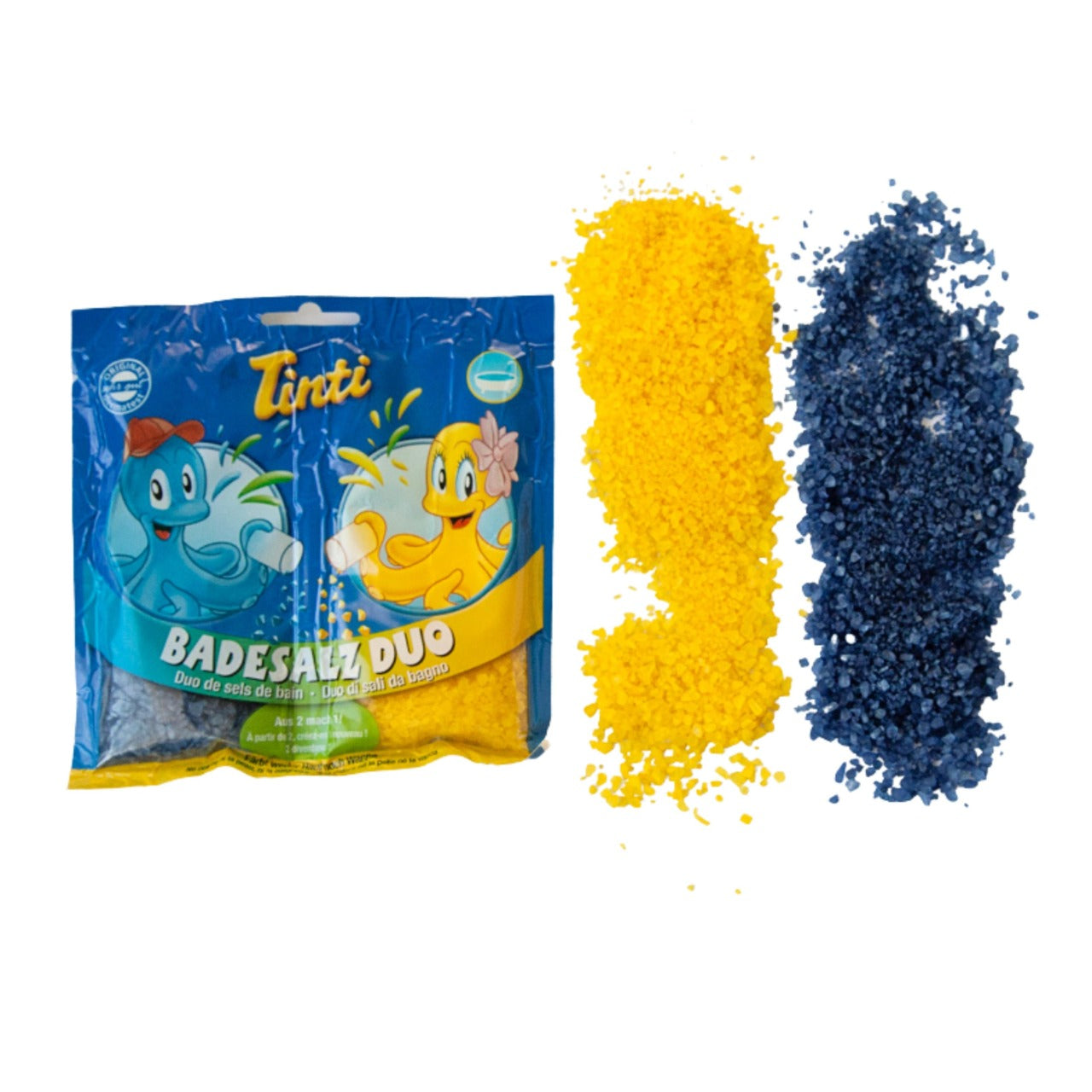 Colour Changing Bath Salts - Blue and Yellow