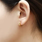 Stainless Steel Gold Hoop Earrings -14mm