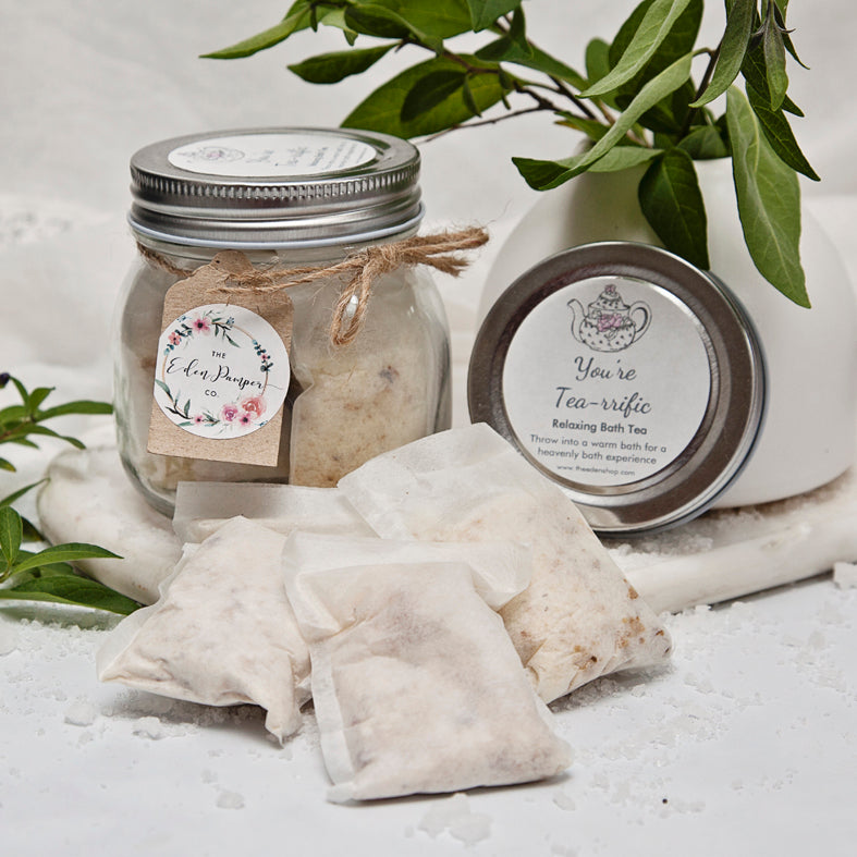 'You're Tea-riffic!' Jar Set of Luxury Bath Tea Bags