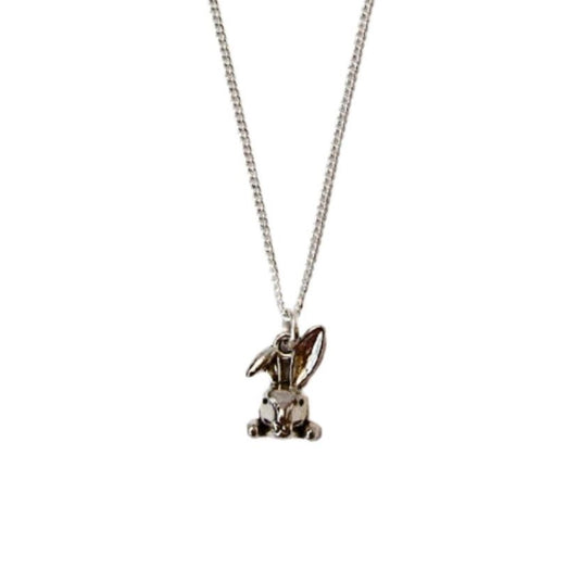 Silver Bunny Necklace - Adjustable Length